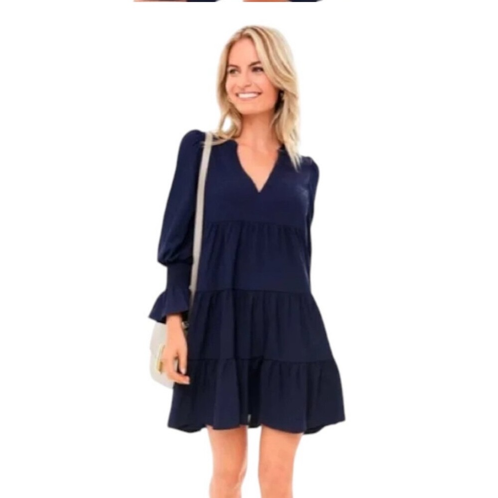 Pomander Place by Tuckernuck Navy Blue Kenzo Dress